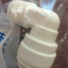 John Guest 3/8" OD × 1/4" NPTF Fixed Elbow White Polypropylene PP481222W