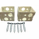 DESIGNER'S TOUCH 2465999 Installion Bracket For 1" Aluminum/Premium Metal White