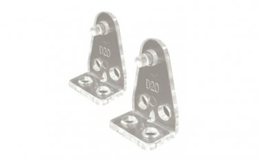 DESIGNER'S TOUCH 289567 Mini Blind Hold Down Bracket 1", 2 Piece