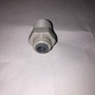 1/4" × 3/8" NPTF Male Connector Straight Adaptor Reverse Osmosis Fitting Acetal