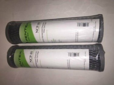 Pentek NCP-10 Standard 10" Undercounter Carbon Impregnate Water Filter 2PK