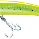 Yo-Zuri Crystal 3D Minnow Floating Lure 3-1/2-Inch Chartreuse Silver