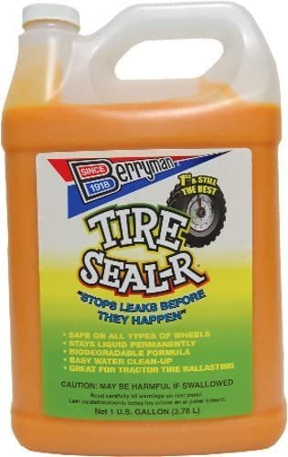 Berryman Products Seal R Tire Sealing Compound 1-Gallon Bottle With Pump