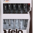 Felo 0715750174 Set of 6 Slotted & Phillips Screwdrivers, 500 Series