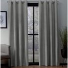 Exclusive Home Curtains London Textured Linen Thermal Window 54x96 Dove Grey