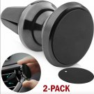 2x 360° Magnetic Car Mount Holder Air Vent Stand Universal For Mobile Cell Phone