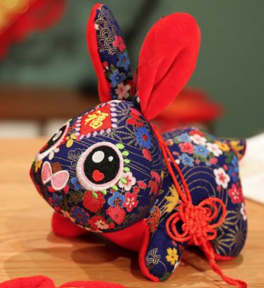 Auspicious Doll Rabbit Flush Toy 2023 Rabbit Year Mascot