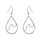 Wave Teardrop Earrings
