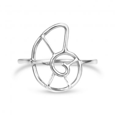 Nautilus Shell Ring - Size 7