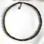 Necklace Men Choker Stone Pyrite Green Brown Bronze Beads Free Shipping 4028