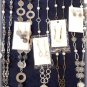 Necklace Set Women Earrings White Pearl Swarovski Chain Heart Watch Long Tassel