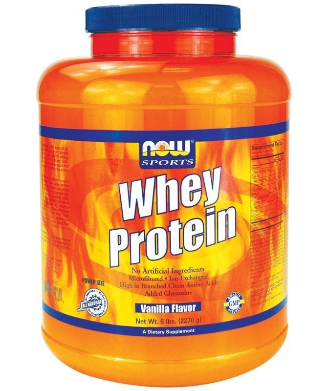 WHEY PROTEIN VANILLA 6 LB By Now Foods