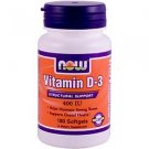 Vit D-3 400 Iu 180 Sgels NOW Foods