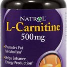 Natrol L-CARNITINE 500mg Fat Burner & Energy 30 Capsules