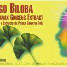 Ginkgo Biloba Red Panax Ginseng Extract, Prince of Peace, 30 servings