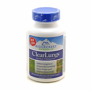 Clearlungs Extra Strength By Ridgecrest Herbals - 60 Capsules