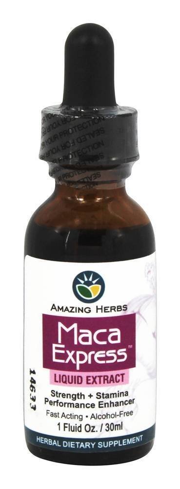 Amazing Herbs Maca Express Liquid Extract - 1 oz
