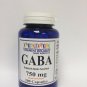 GABA 750mg 200 Capsules High Potency Freshest Expires 2020 Made USA/FDA Facility