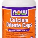 NOW Foods Calcium Citrate Caps - 120 Vegetarian Capsules