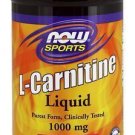 Now Foods L-Carnitine Liquid Tropical Punch Flavor,1000 mg - 16 fl oz (473 ml)