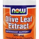 NOW Foods Olive Leaf Extract Vegetarian 500mg - 60 Vegetarian Capsules