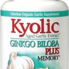 Kyolic Aged Garlic Extract Ginkgo Biloba Plus Memory - 200 Mg - 90 Capsules