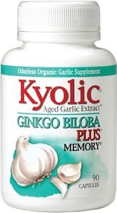 Kyolic Aged Garlic Extract Ginkgo Biloba Plus Memory - 200 Mg - 90 Capsules