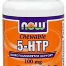 Now Foods 5-HTP Natural Citrus Flavor 100 mg - 90 Chewables