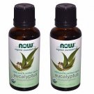 2 Pack Now Foods 100% Pure Eucalyptus Oil - 1 oz