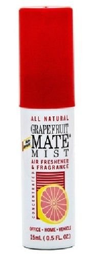 2 Pack Citrus-Mate Grapefruit Mate Mist Mini Air Freshener - 0.5 oz