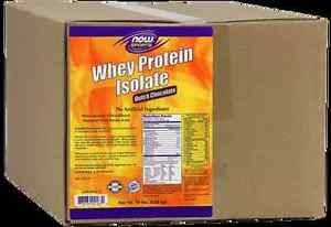 Now Whey Protein Isolate - Natural Dutch Chocolate 10 lbs - Free Shipping
