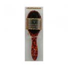 Earth Therapeutics Regular Natural Bristle Cushion Brush with Leopard Design