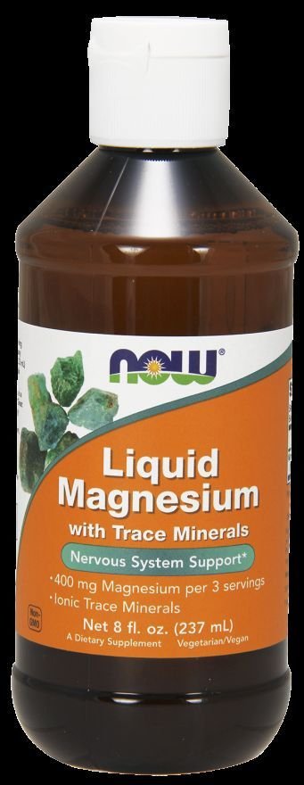 Liquid Magnesium/Trace Mins 8 Oz NOW Foods