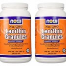 2 Pack Now Foods Non-Gmo Lecithin Granules 2 Lb (907g)