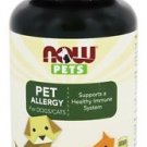 NOW Foods Pet Allergy For Dogs/Cats 75 Chwbls