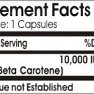 Vitamins Because Your Worth It Beta Carotene 10,000 IU - 100 Caps