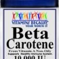 Vitamins Because Your Worth It Beta Carotene 10,000 IU - 100 Caps
