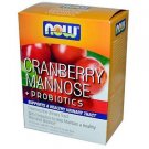 Cran & Mannose With Probiotics Sticks 24/Pk NOW Foods