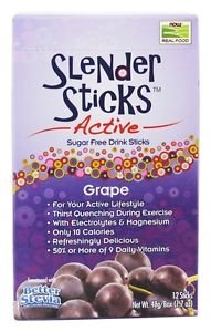 SLENDER STICKS ACTIVE GRAPE 12/PK By Now Foods
