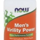 NOW Men's Virility Power Male Performance Formula 60 Caps FRESH, Made In USA