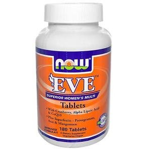 Eve Woman'S Multi Vit  180 Tabs NOW Foods