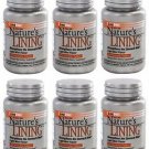 6 Pack Lane Labs Nature's Lining Strengthens the Stomach Wall - 60 Chewable Tabs