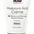 Now Foods Hyaluronic Acid Creme PM Moisture Renew Formula - 2 fl oz