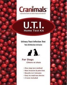Cranimals: U.T.I Home Test Kit For Dogs, 2 Tests exp: 03/2017