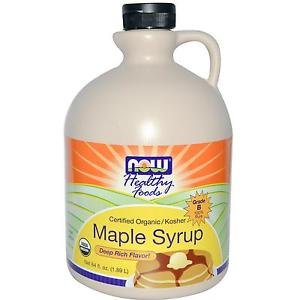 Now Foods Certified Organic Maple Syrup - 64 fl oz (1.89 l)