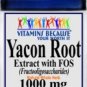 Yacon Root Extract+FOS-1000mg Prebiotic Fiber 3Month Supply Weight Loss 200 Caps