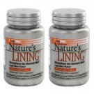 2 Pack Lane Labs Nature's Lining Strengthens the Stomach Wall 60 ChewableTablets
