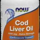 Cod Liver Oil 1,000Mg   180 Sgels NOW Foods
