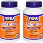 2 Pack Now Foods Selenium 200mcg Essential Mineral - 180 Vcaps