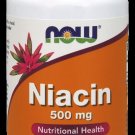 Niacin 500Mg Tr  100 Tabs NOW Foods